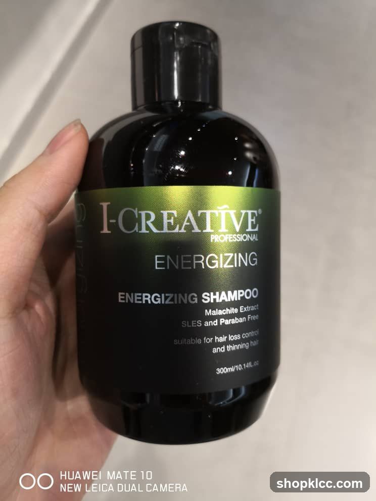 I-Creative Professional Energizing Shampoo Bottle
