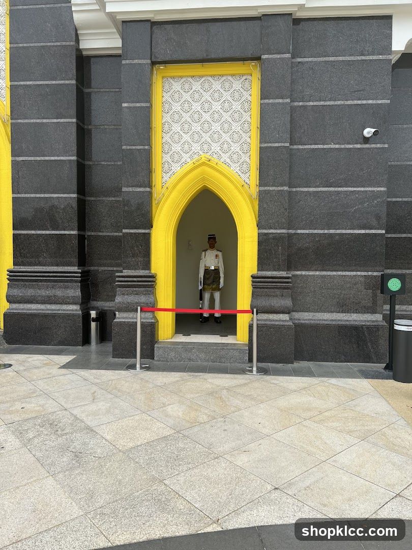 Guard at Entrance
