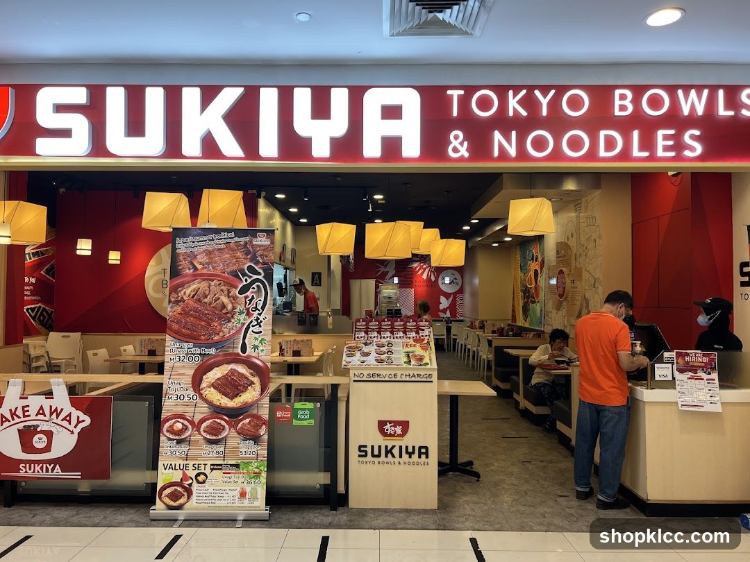 SUKIYA Tokyo Bowls & Noodles Storefront Interior View