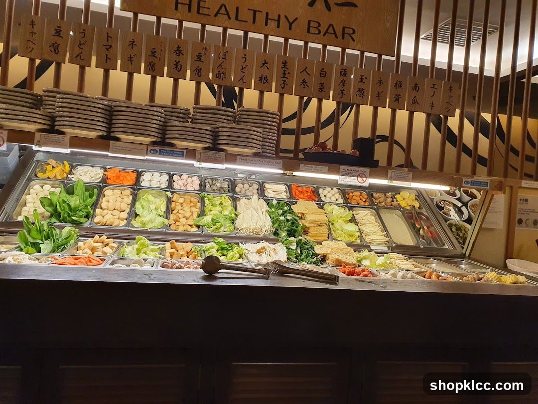 Healthy Bar Buffet Display