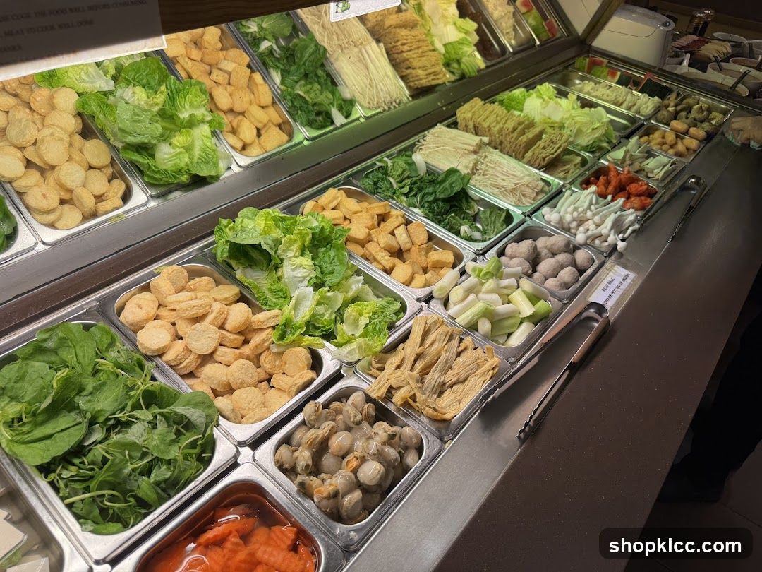 Hot Pot Buffet Display