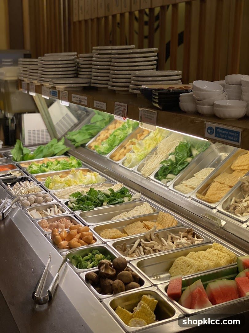 Hot Pot Buffet Display