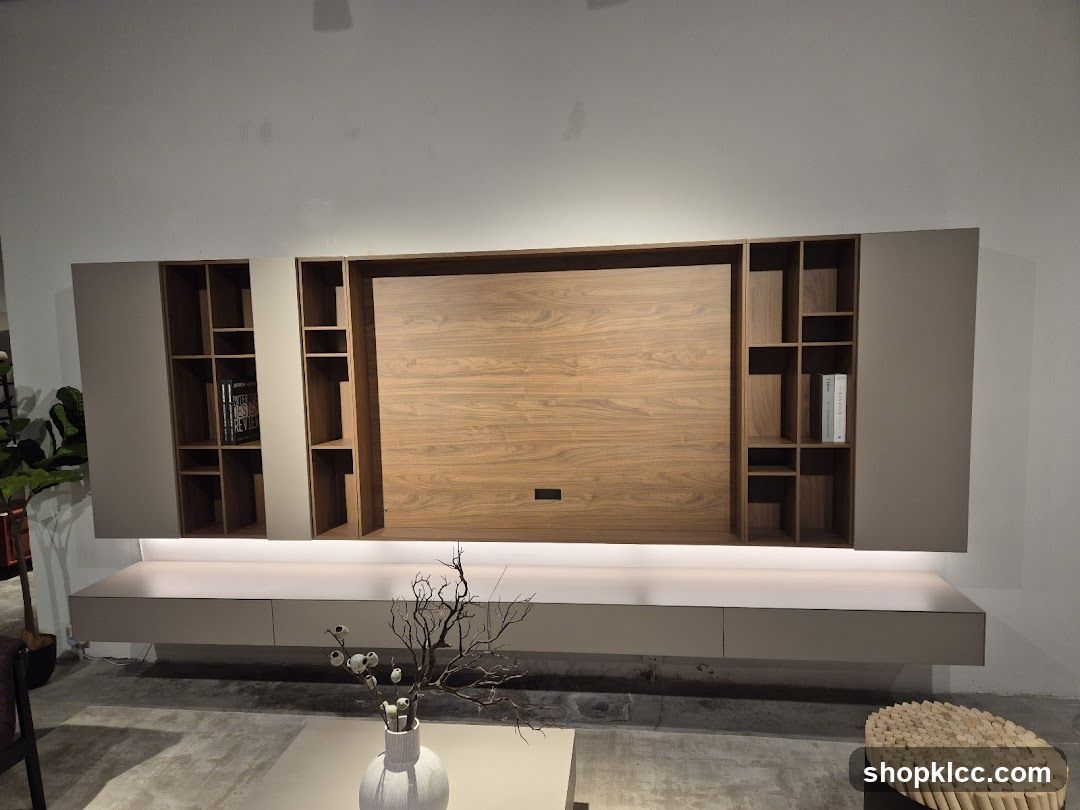 Modern Wall Unit Display