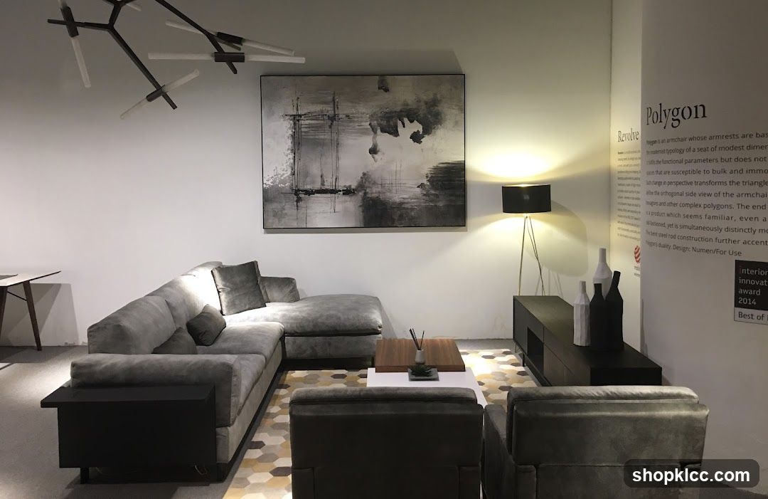 Modern Living Room Display