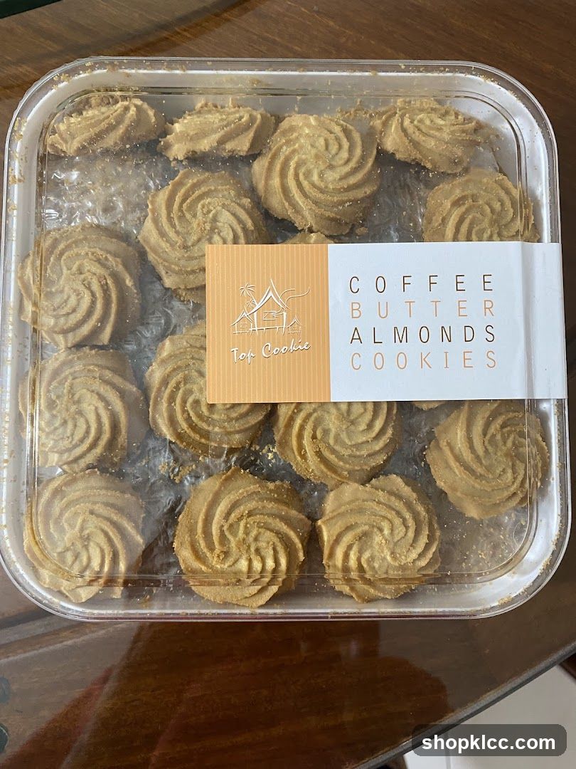 Coffee Butter Almond Cookies