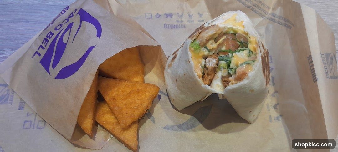 Taco Bell Burrito and Nacho Fries