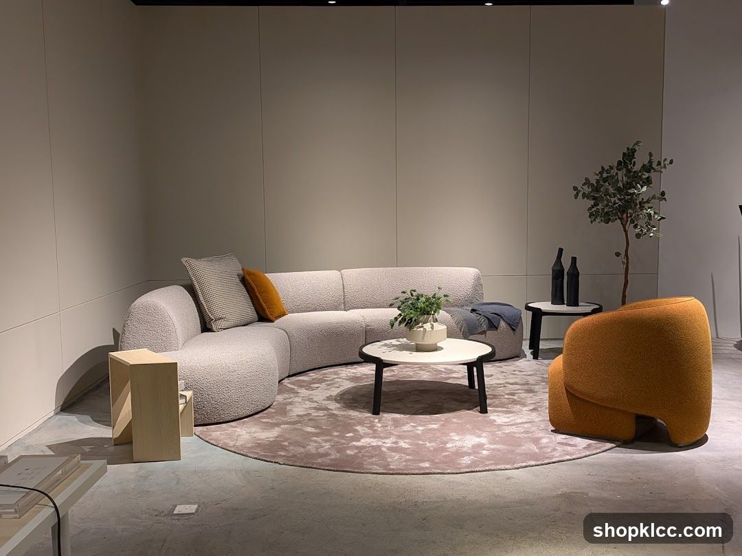Modern Living Room Display