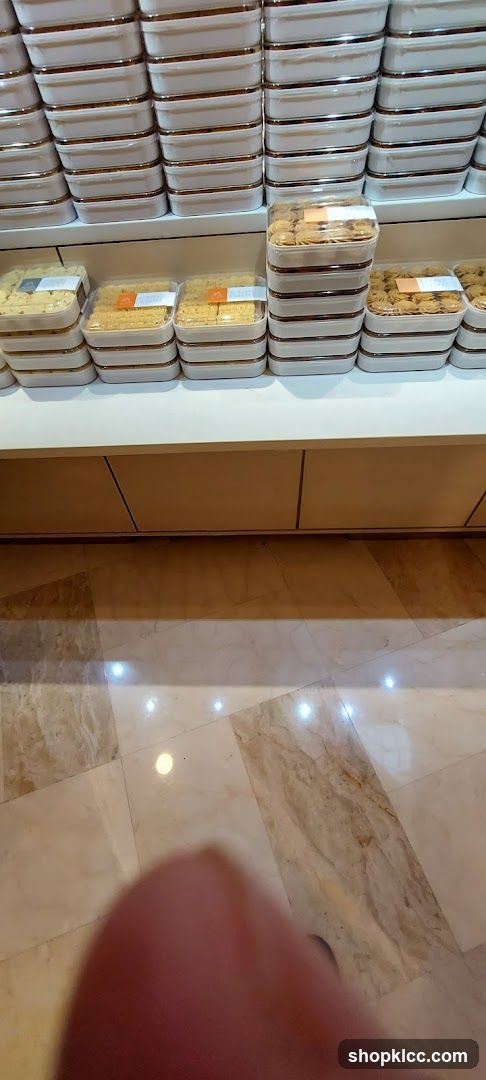 Stacked Boxes of Cookies