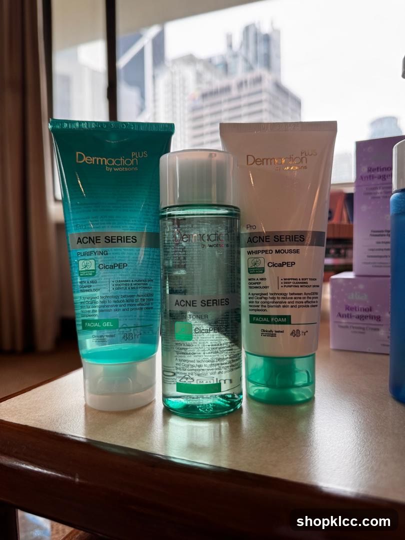 Dermaction Plus Acne Series Products