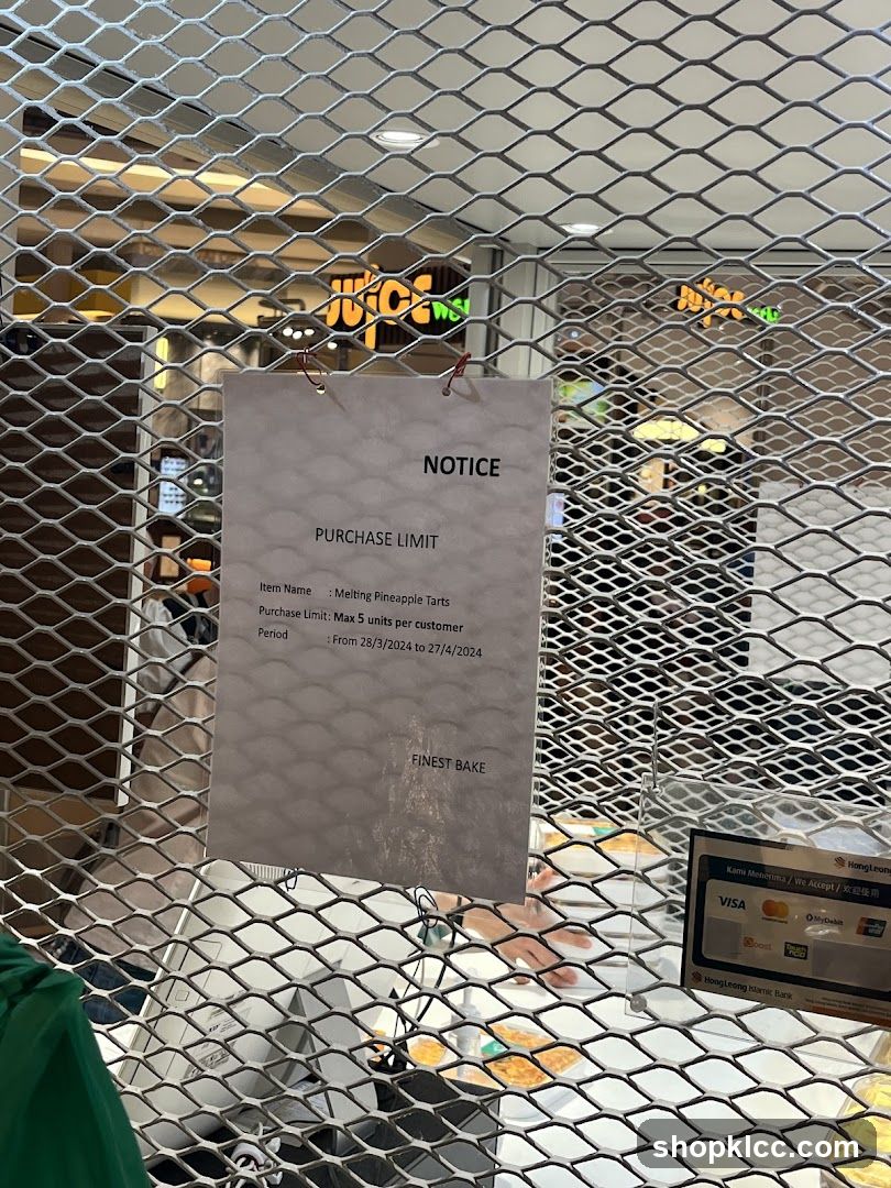 Purchase Limit Notice