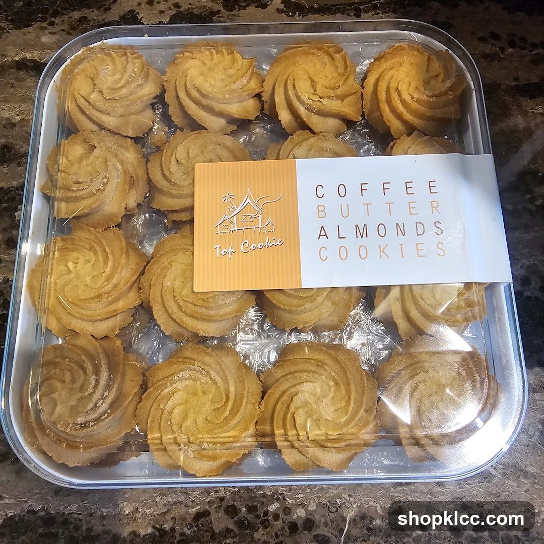 Coffee Butter Almond Cookies
