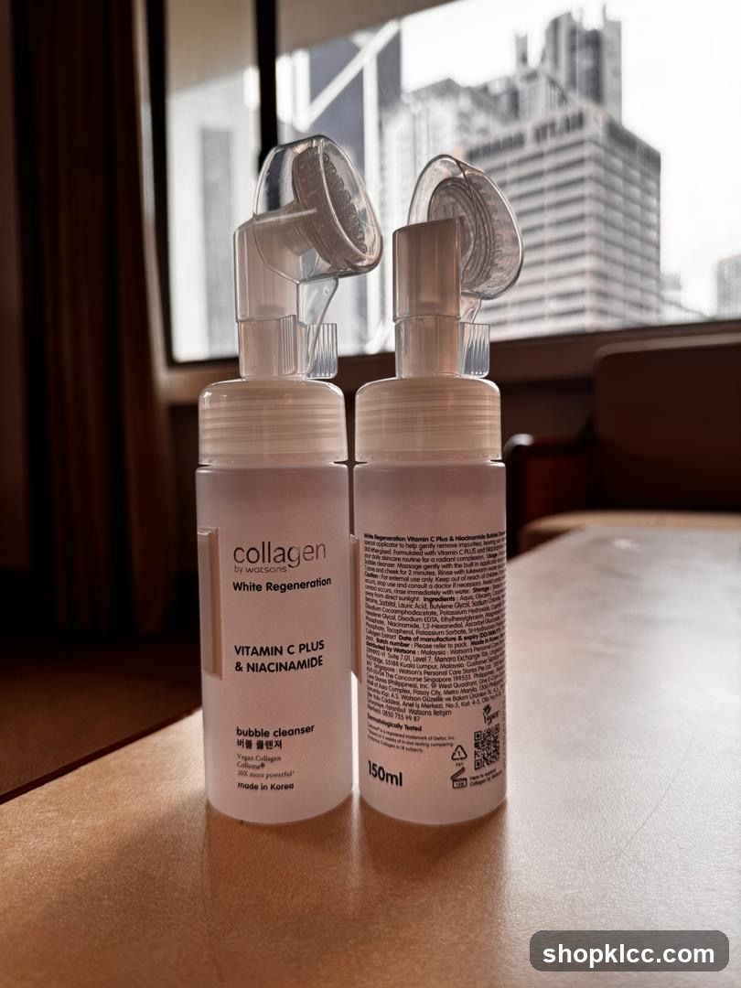 Collagen by Watsons White Regeneration Bubble Cleanser