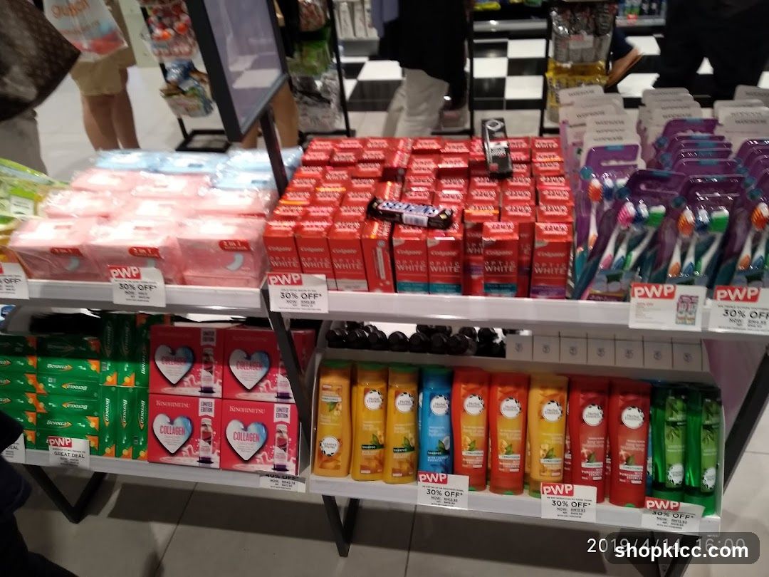 Health and Beauty Products Display
