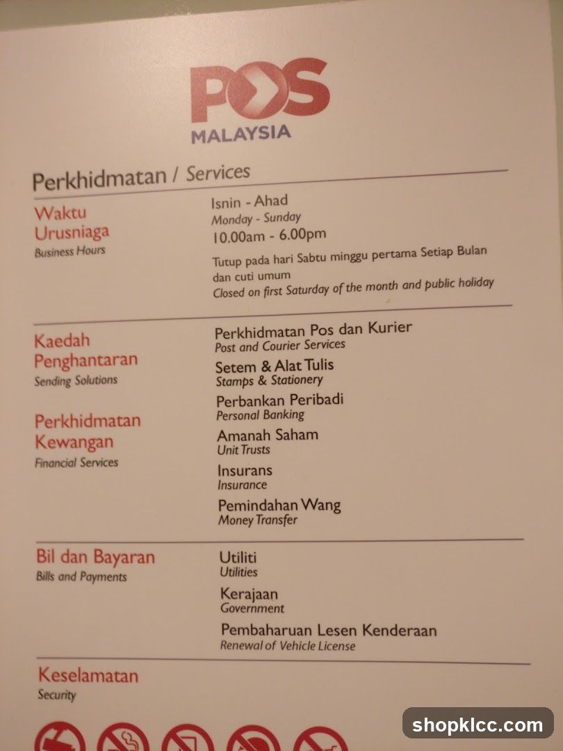 POS Malaysia Services