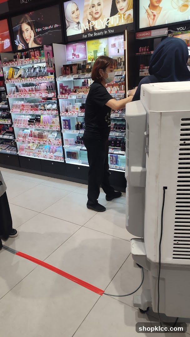 Cosmetics store interior