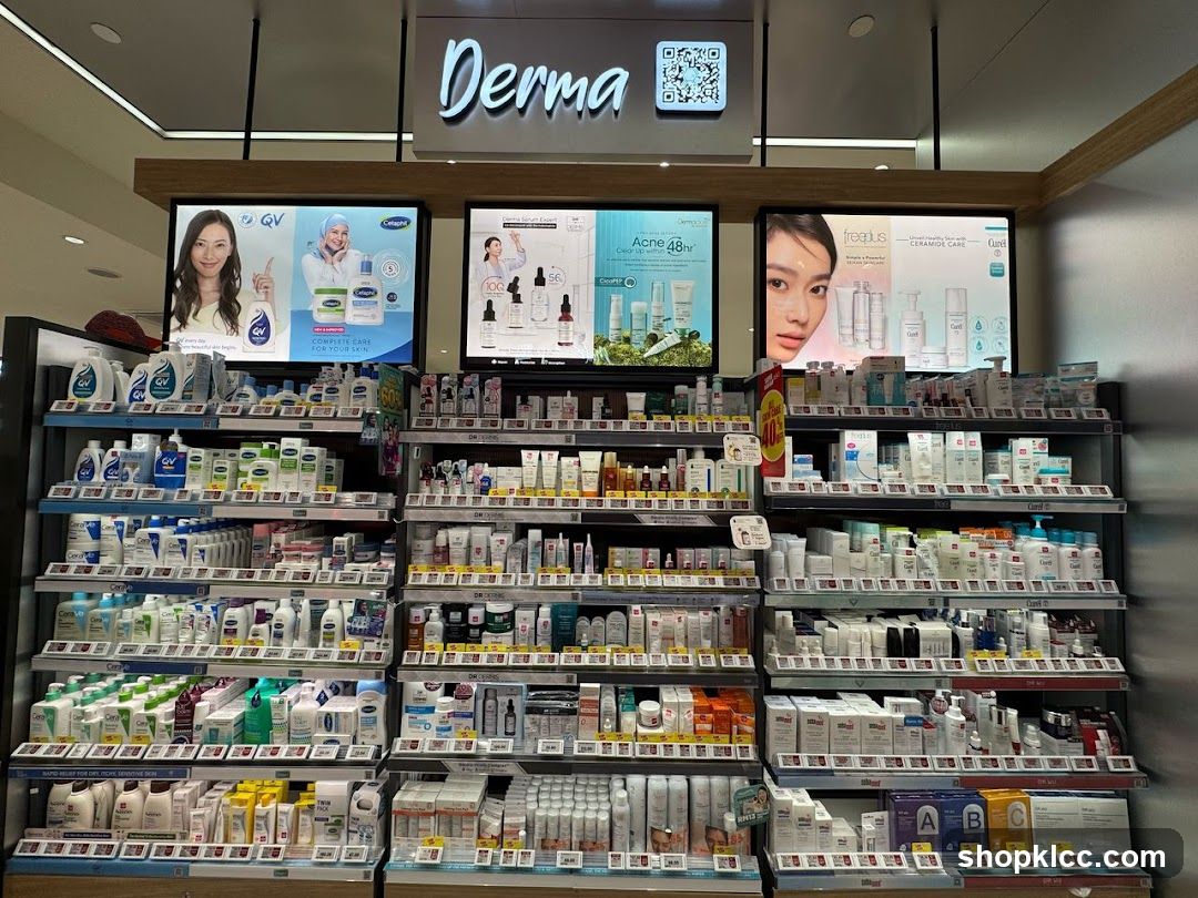 Derma Skincare Display