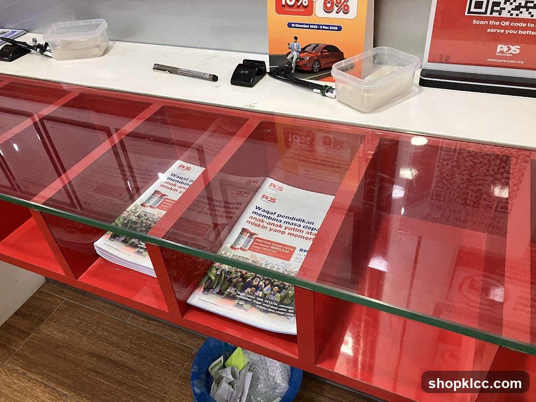 POS Malaysia Counter