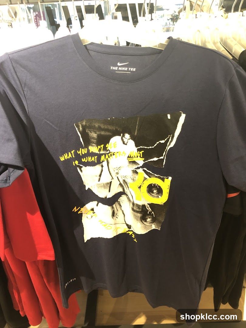 Navy Blue Nike T-Shirt with Graphic Print