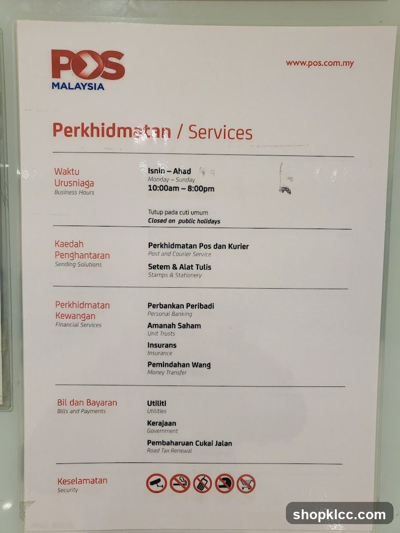 POS Malaysia Services