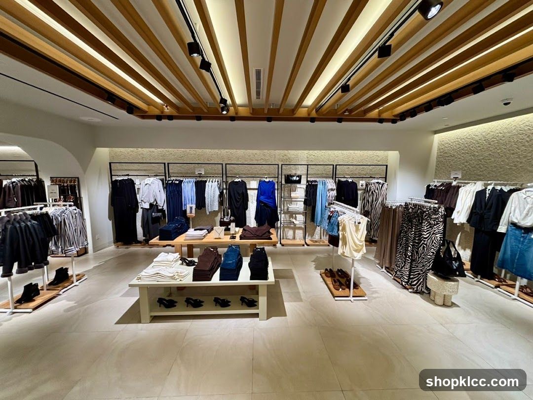 Clothing store interior