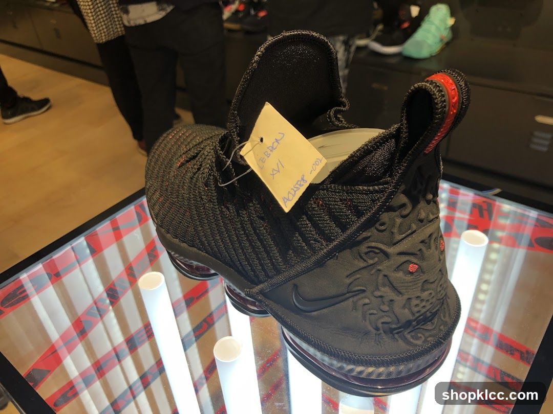 Black and Red LeBron Sneakers