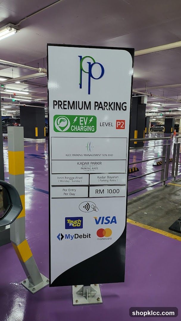 Premium Parking Sign