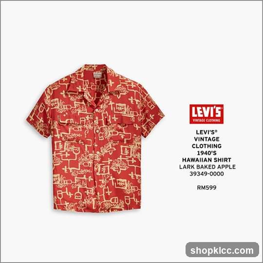 Levi's Vintage Clothing Hawaiian Shirt