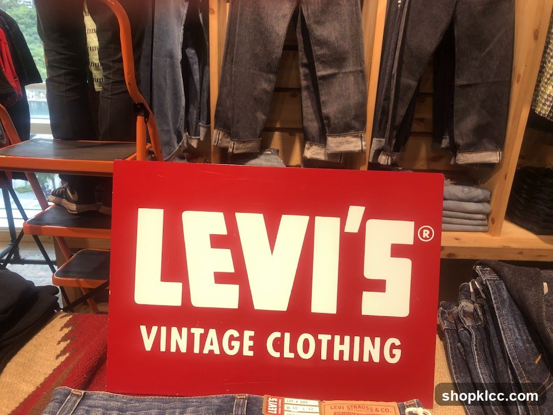 Levi's Vintage Clothing Sign