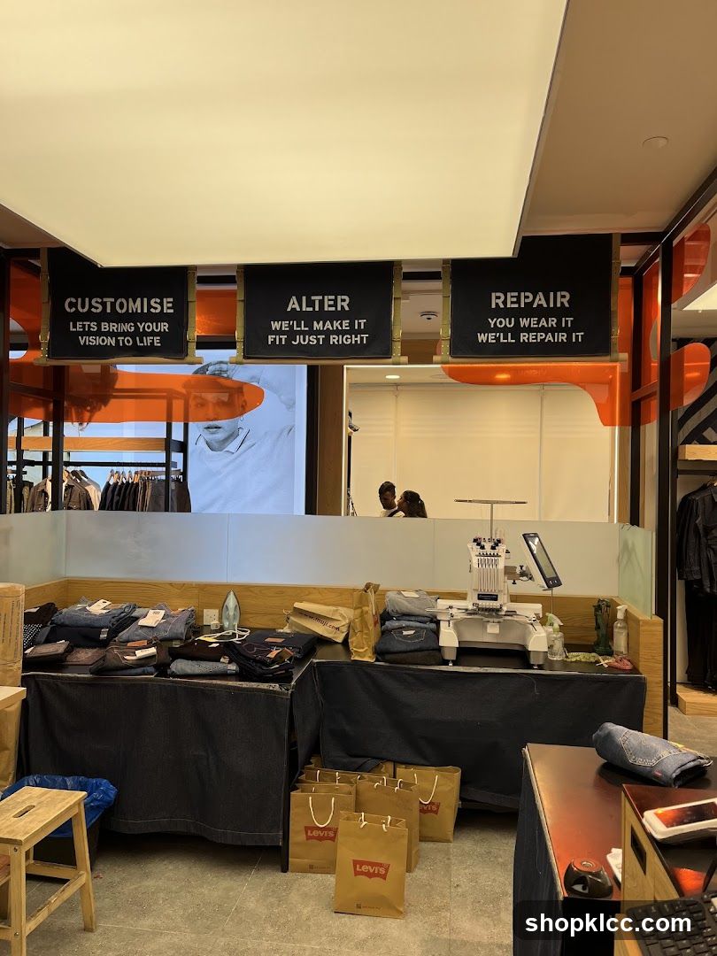 Levi's Customisation, Alteration, and Repair Services
