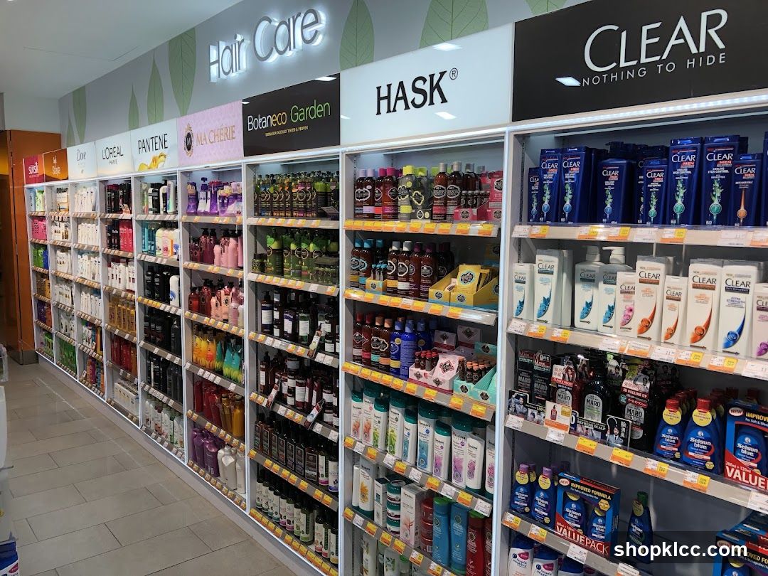 Hair Care Products Aisle
