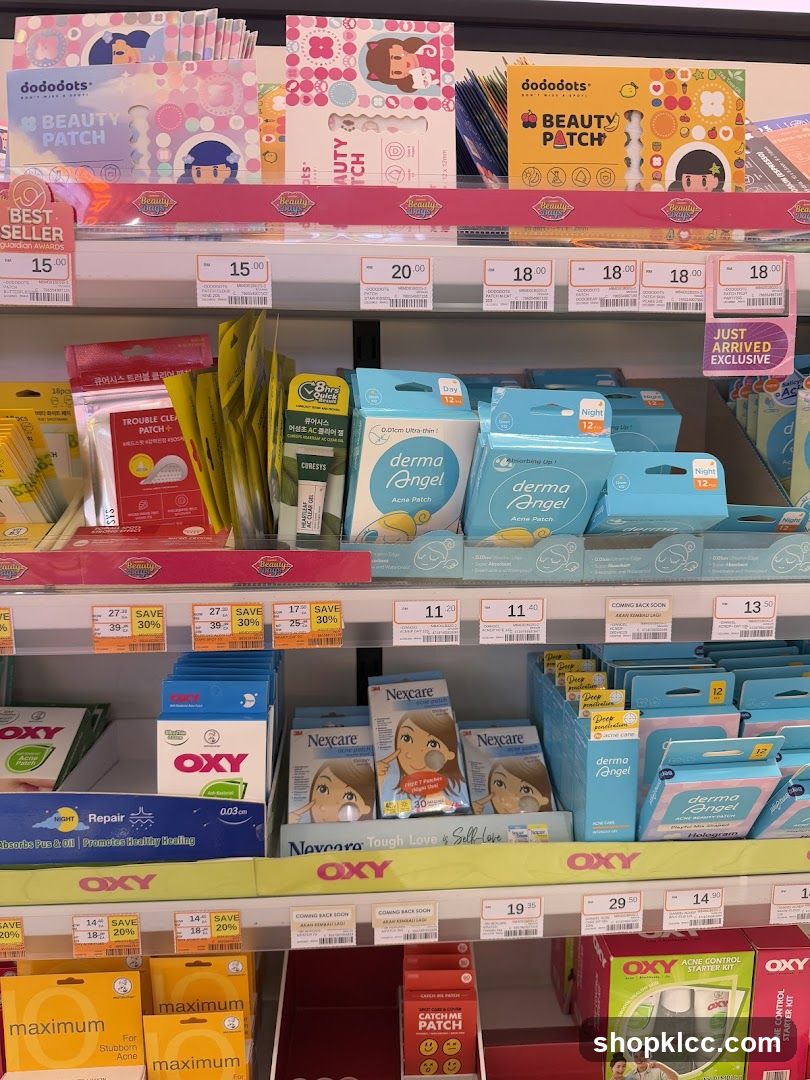 Skincare Products Display