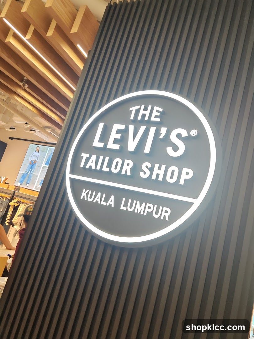 Levi's Tailor Shop Sign