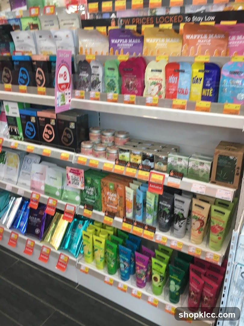 Skincare Products on Shelves