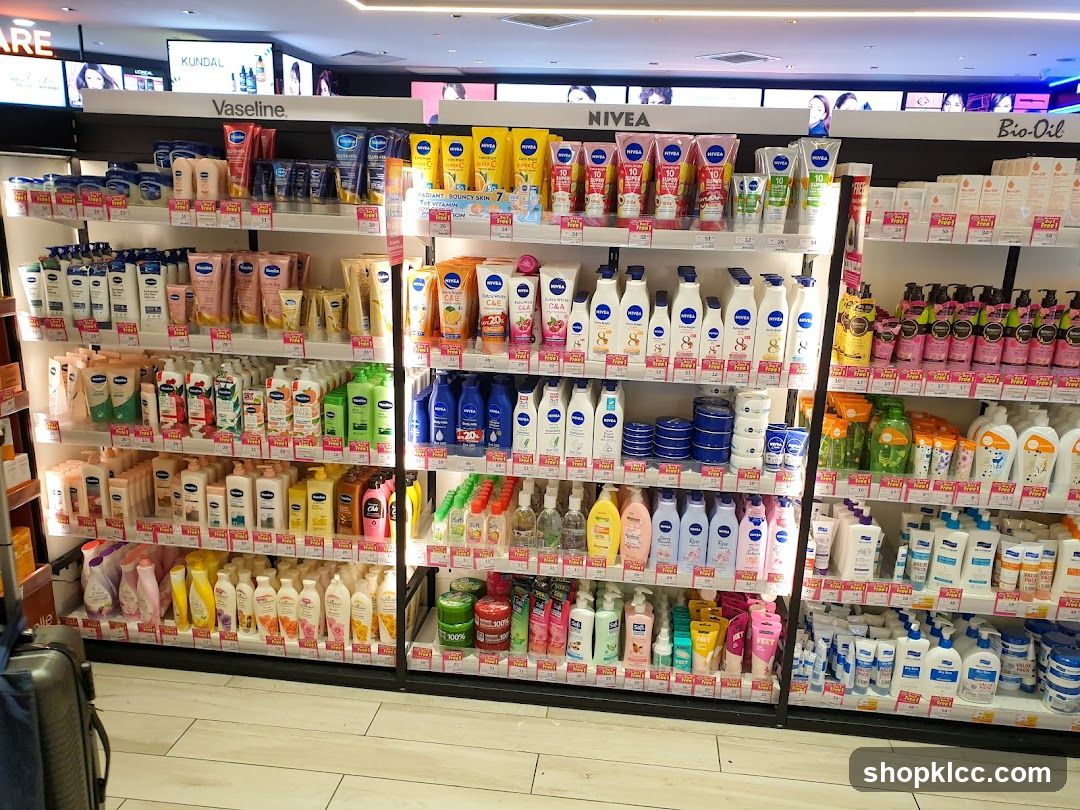 Skincare Products Display