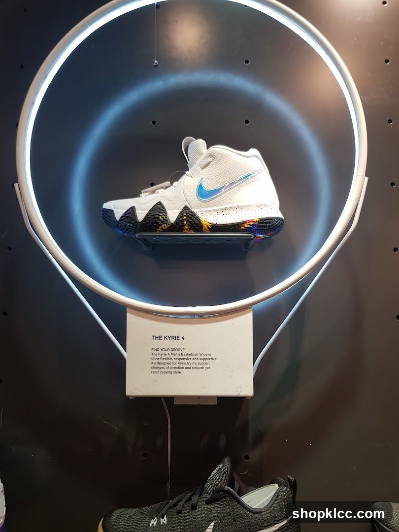 Nike Kyrie 4 Basketball Shoe Display