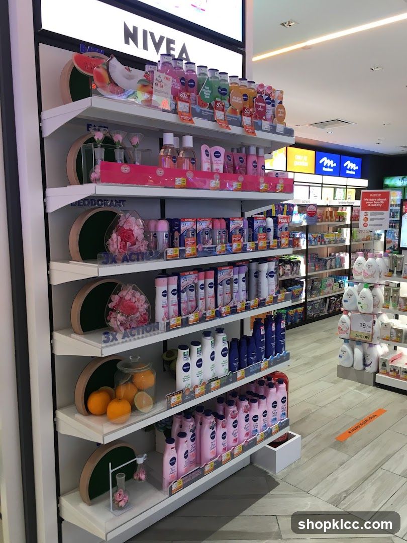 NIVEA Products Display
