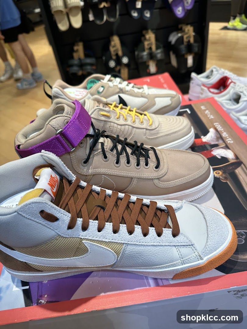 Nike Sneakers on Display