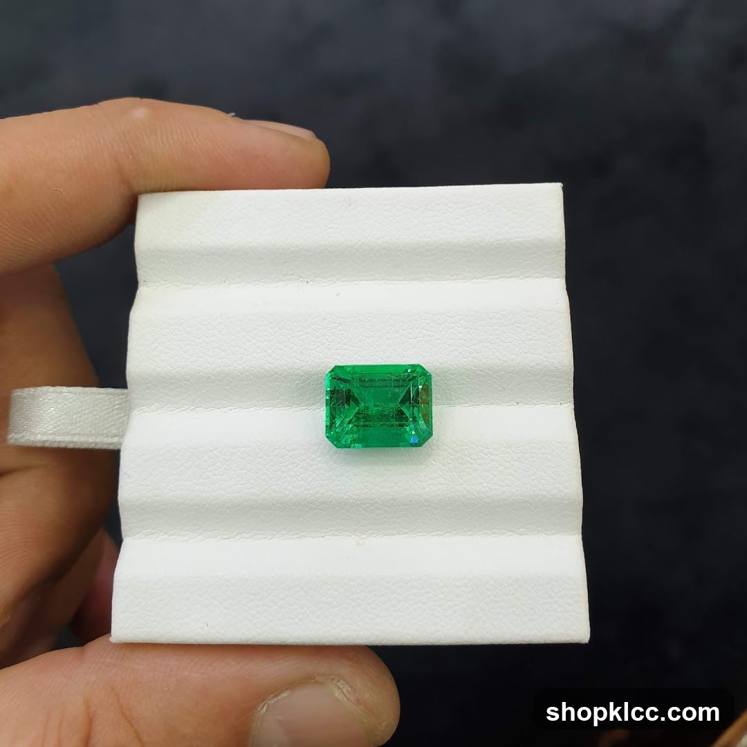 Emerald Gemstone Display