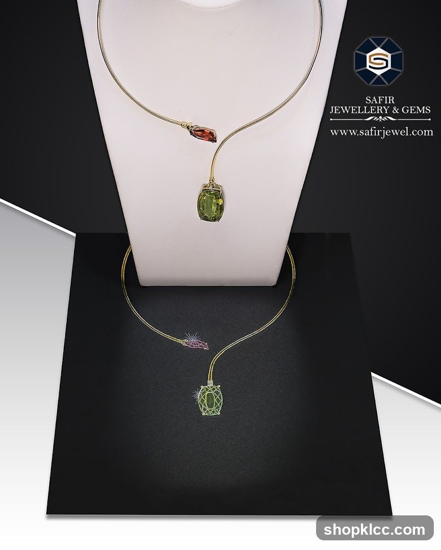 Safir Jewellery & Gems Necklace Display