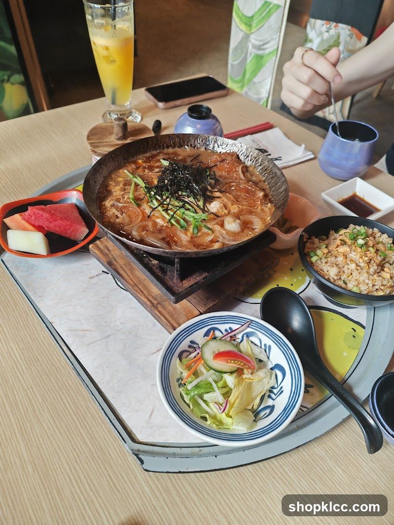 Table Setting with Japanese Food