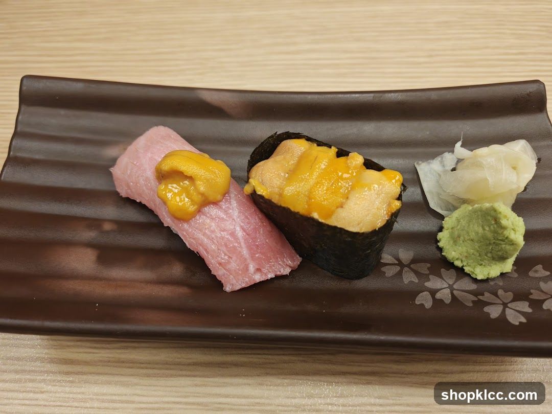 Uni and Tuna Sushi