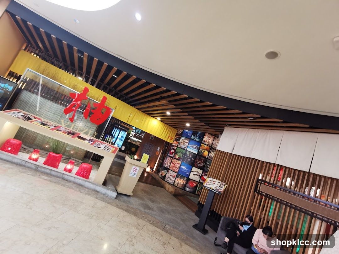 Restaurant Interior with Japanese Decor