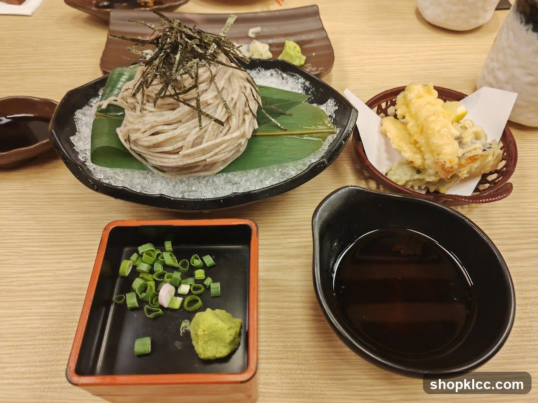 Soba Noodles with Tempura