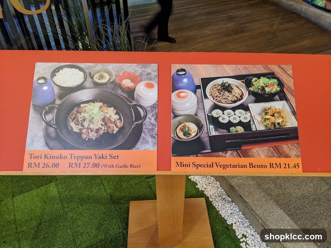 Food Menu Display