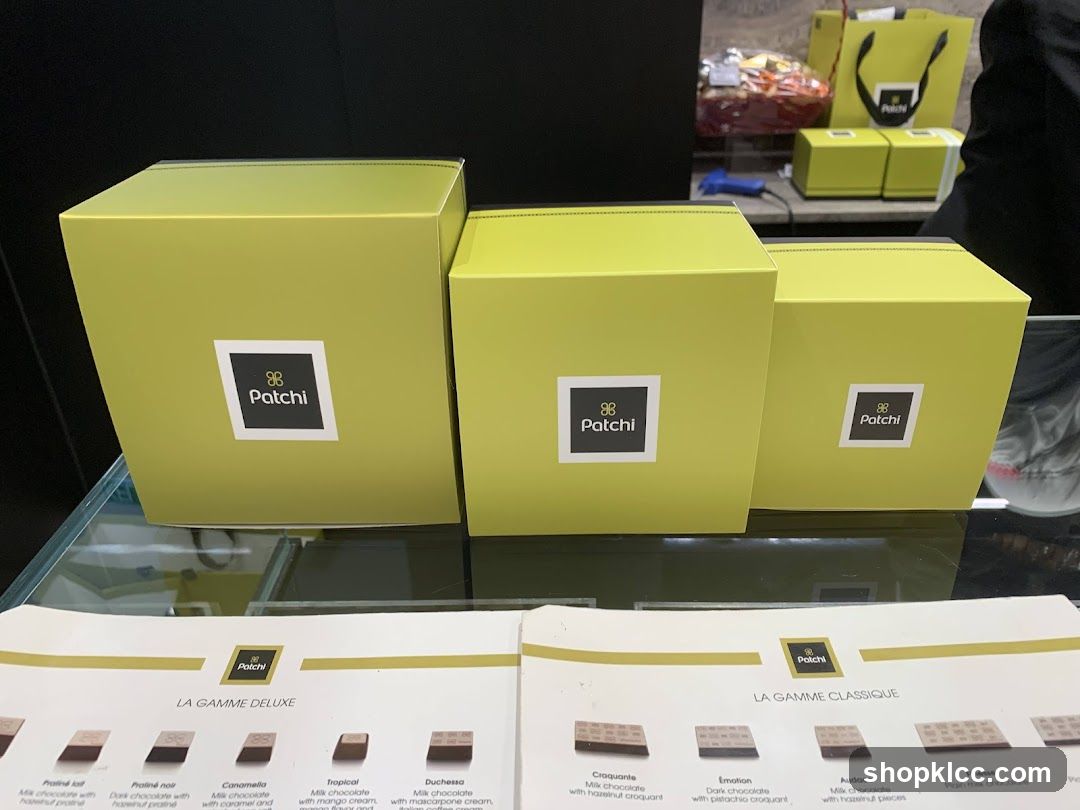 Patchi Chocolates Display