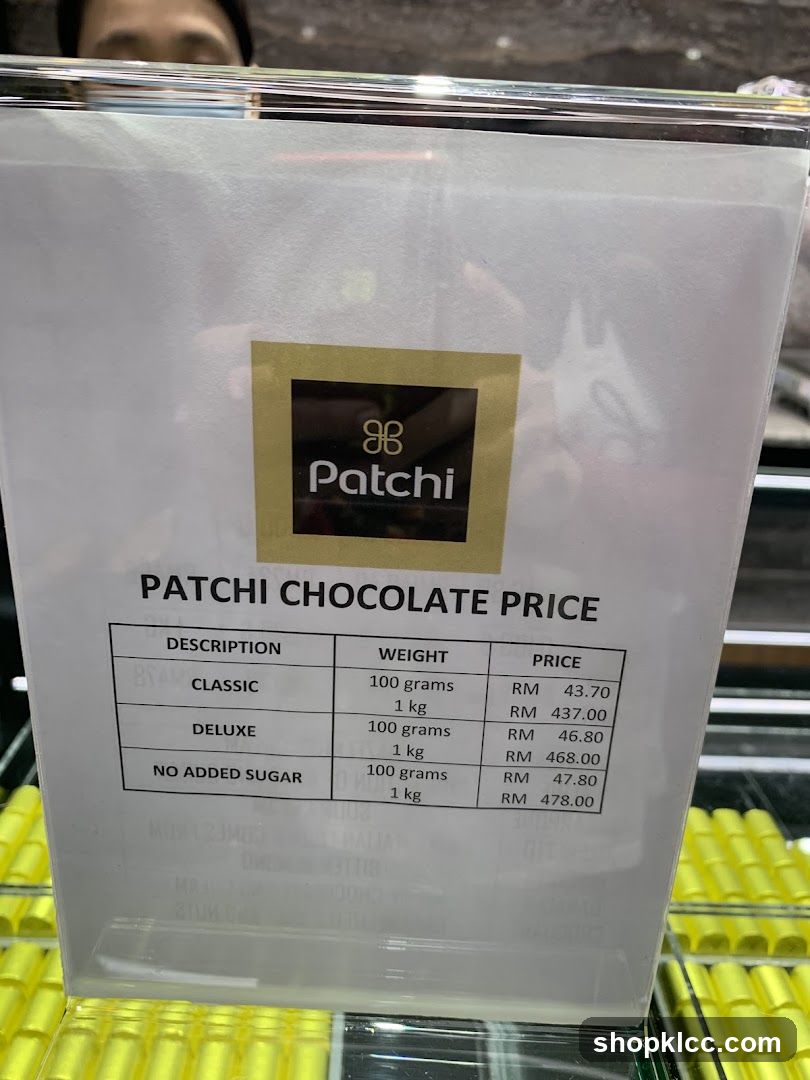 Patchi Chocolate Price