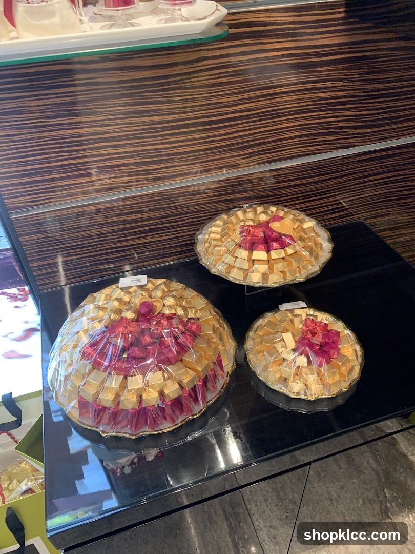 Chocolates on Display