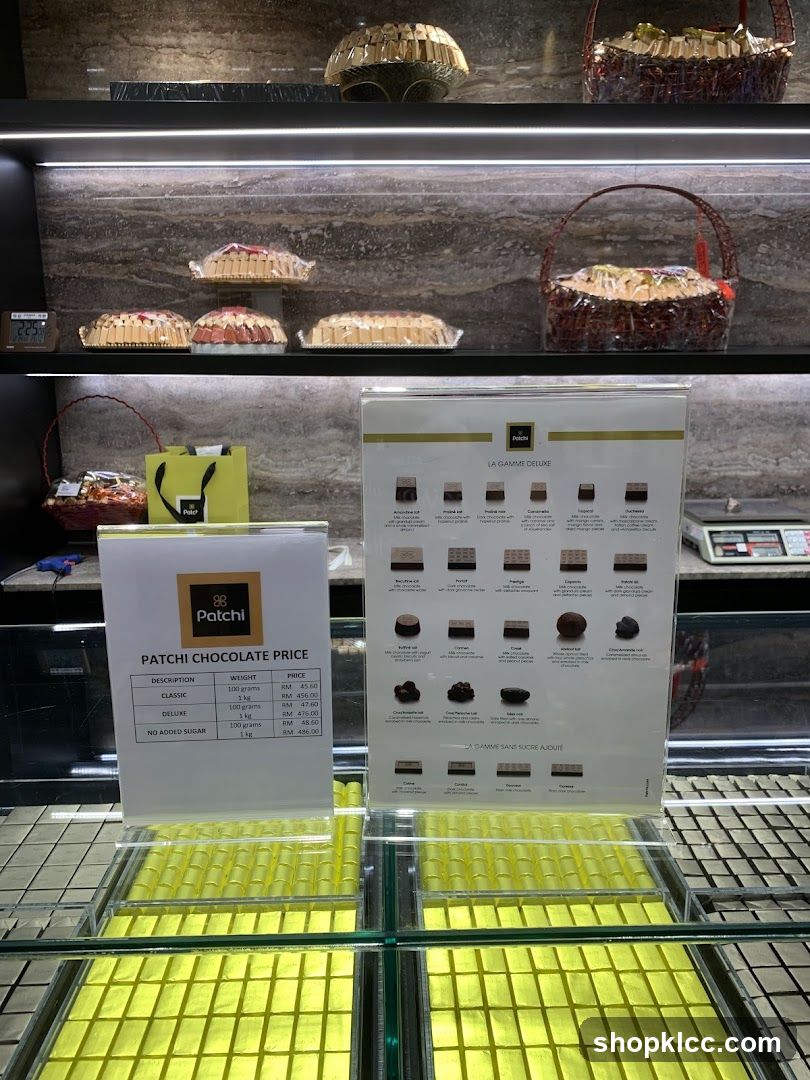 Patchi Chocolate Display