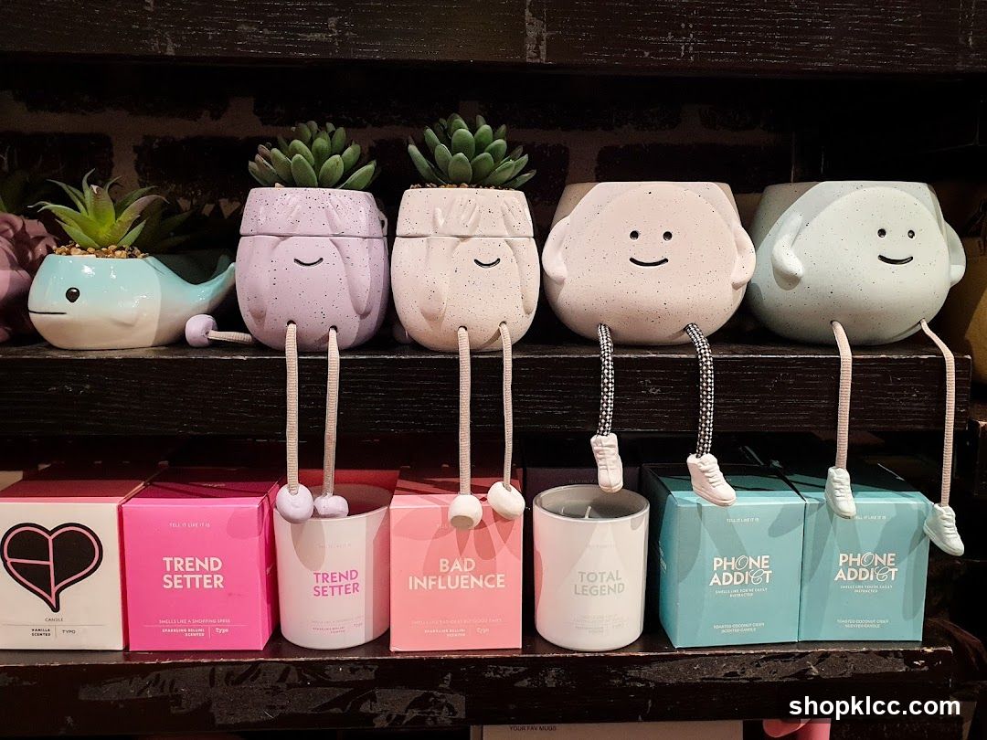 Decorative Planters and Candles