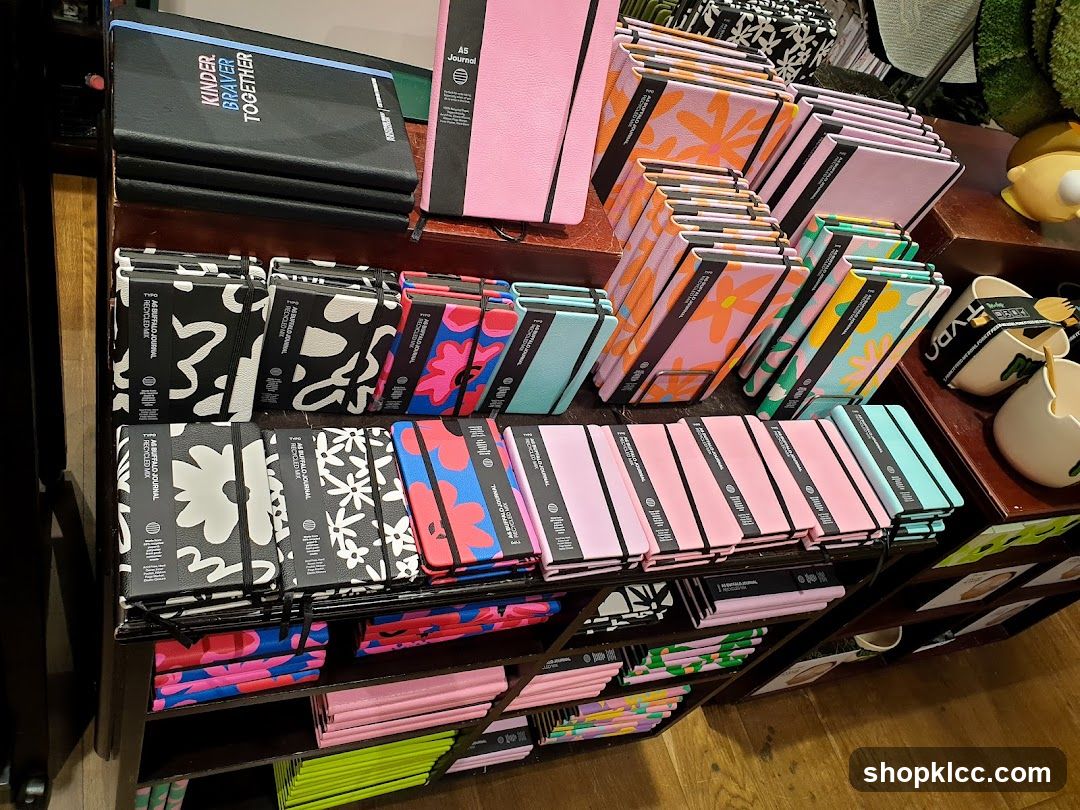 Journals and Stationery Display